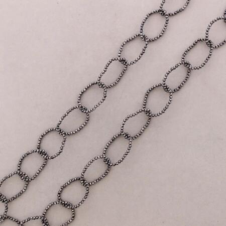 Collana Lunga Cristalli Sfaccettati