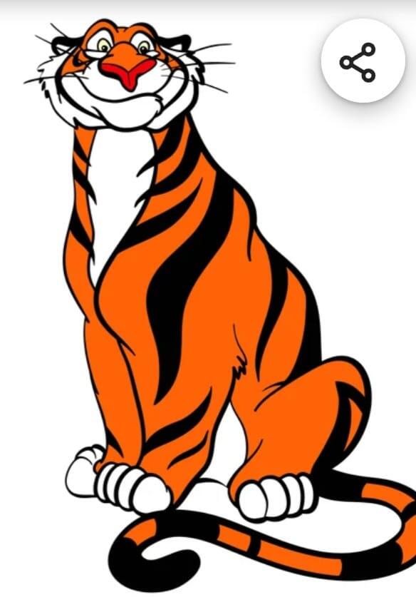 Set Tigre + scimmia Sagoma Polistirolo con stampa