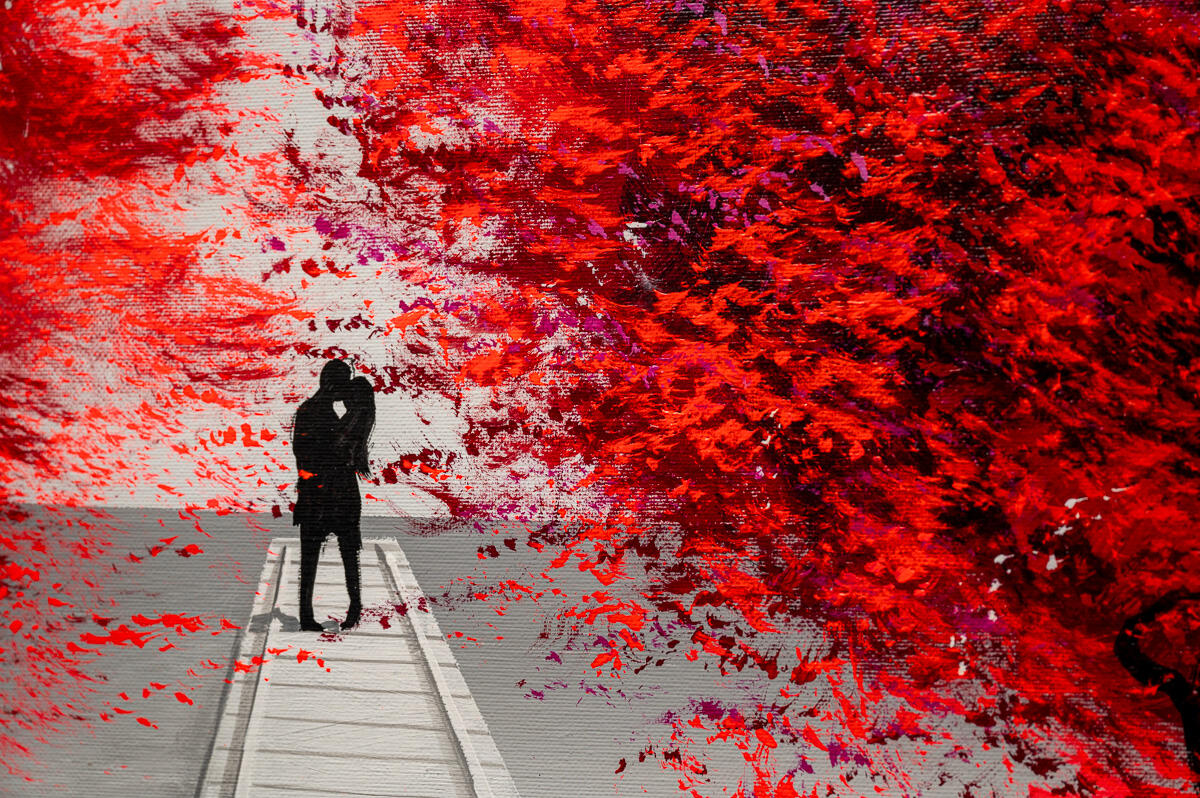 Incontro sul mare cm 140x70