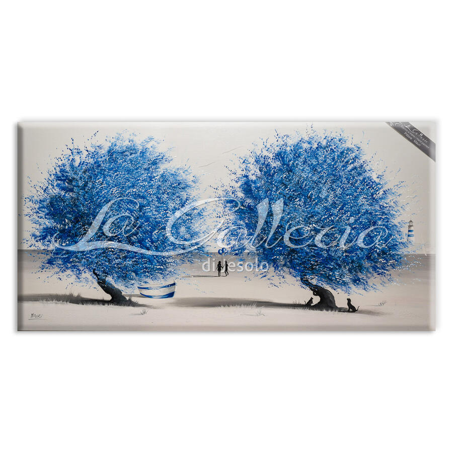 Alberi in riva al mare cm 140x70