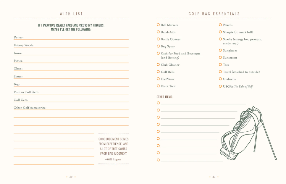 Ultimate Golf Journal Keeping My Game on Course - Mantenere il mio gioco in carreggiata