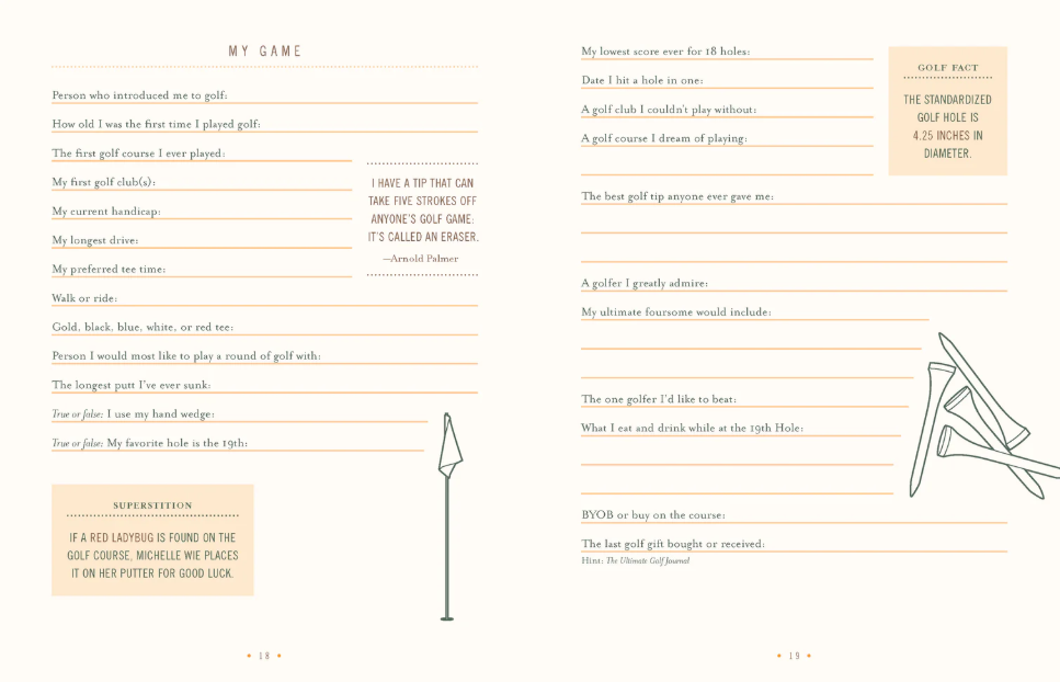 Ultimate Golf Journal Keeping My Game on Course - Mantenere il mio gioco in carreggiata