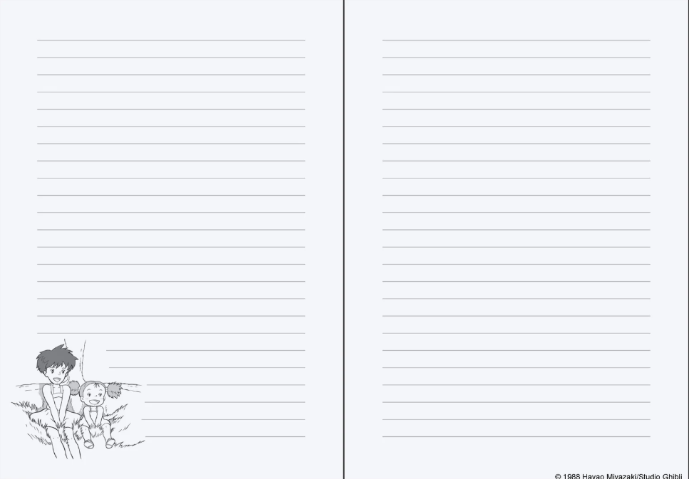 Studio Ghibli My Neighbor Totoro Journal (Let’s Ride the Cat Bus) - Taccuino