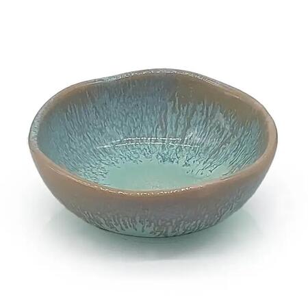 Ciotola in gres color turchese