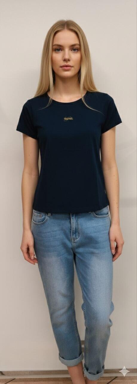 T/Shirt Yes Zee Logo Oro