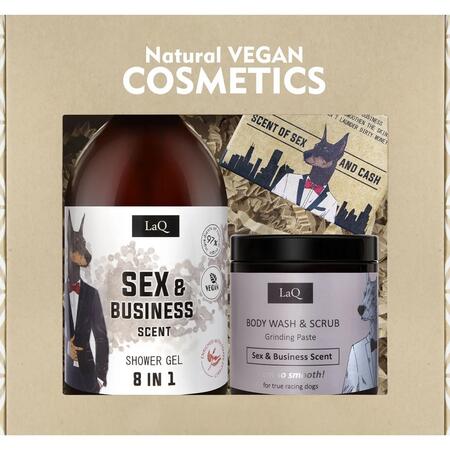 Set Regalo Doberman Gel Doccia, Scrub Corpo e Saponetta 815 g