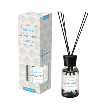 SETABLU DIFFUSORE AMBIENTE BIANCO LATTE 125 ML (Confezione da 6 pezzi) 
