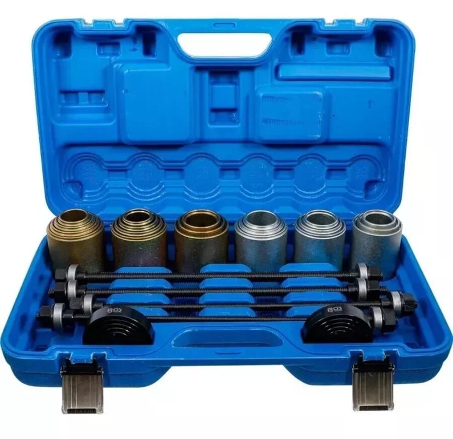 KIT SET 26 PEZZI RIMOZIONE E INSTALLAZIONE CUSCINETTI GUARNIZIONI BOCCOLE AUTO