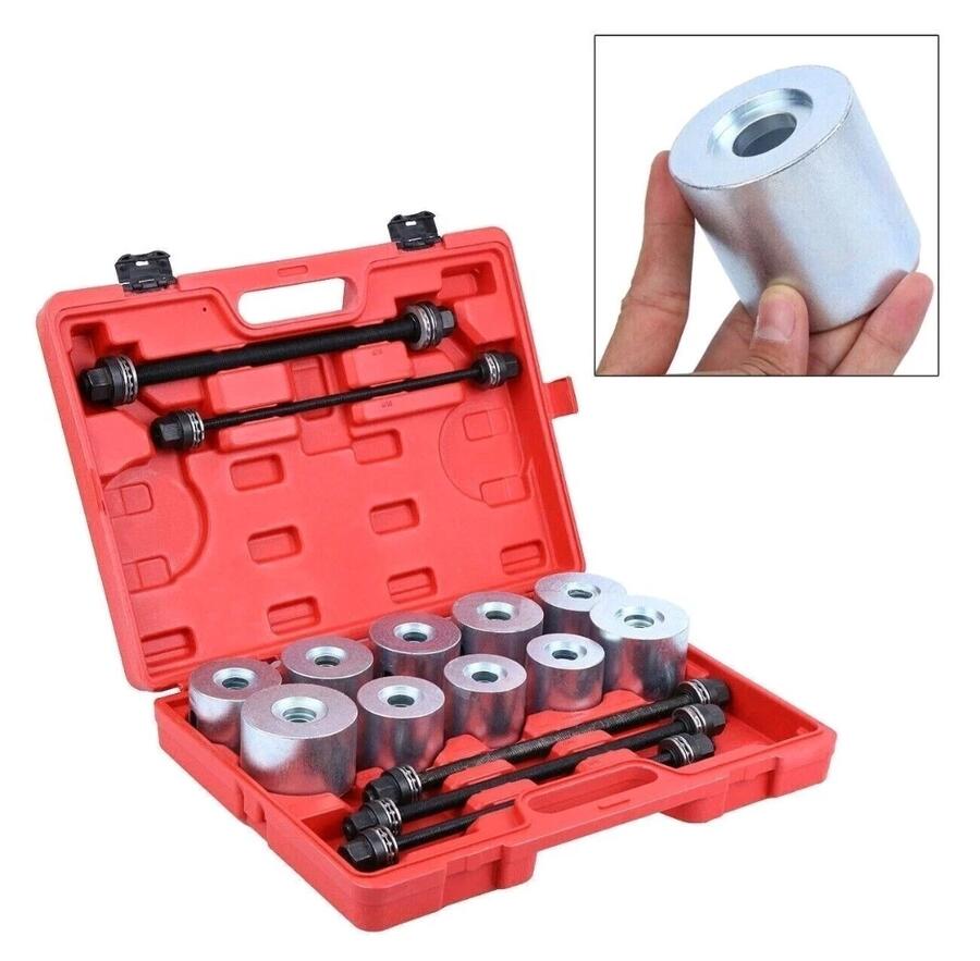 KIT 27 ESTRATTORI SILENTBLOCK ESTRATTORE GHIERE TIRANTI CUSCINETTI SILENT BLOCK