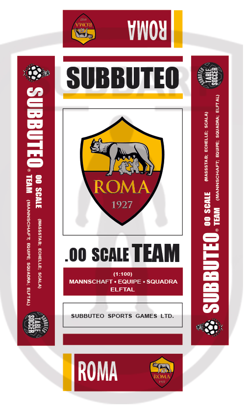 SCATOLA PERSONALIZZATA SUBBUTEO LOGO ROMA