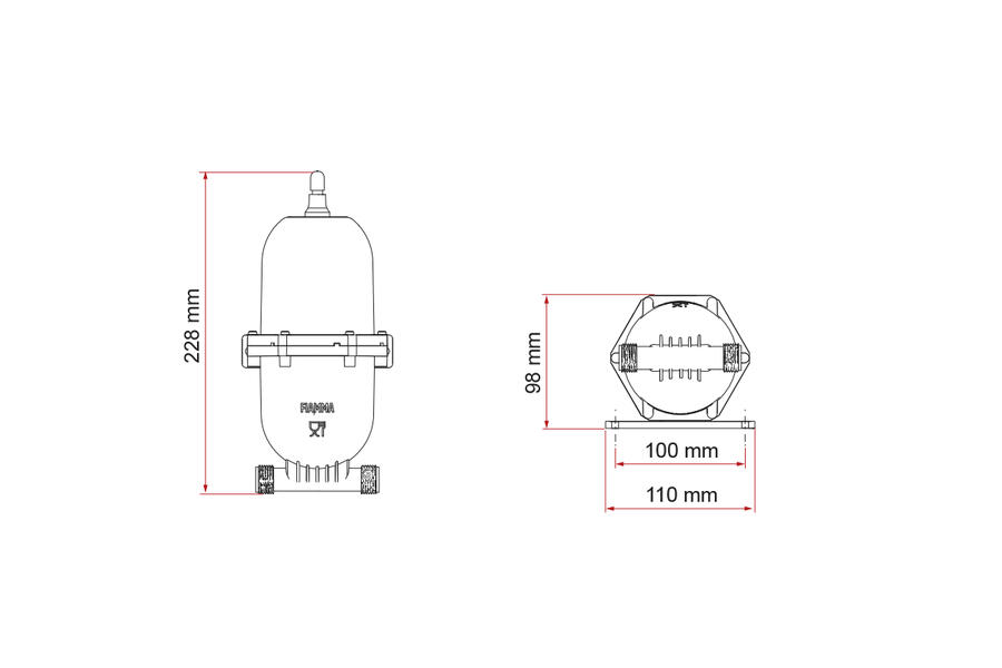 Vaso di espansione A20 Fiamma