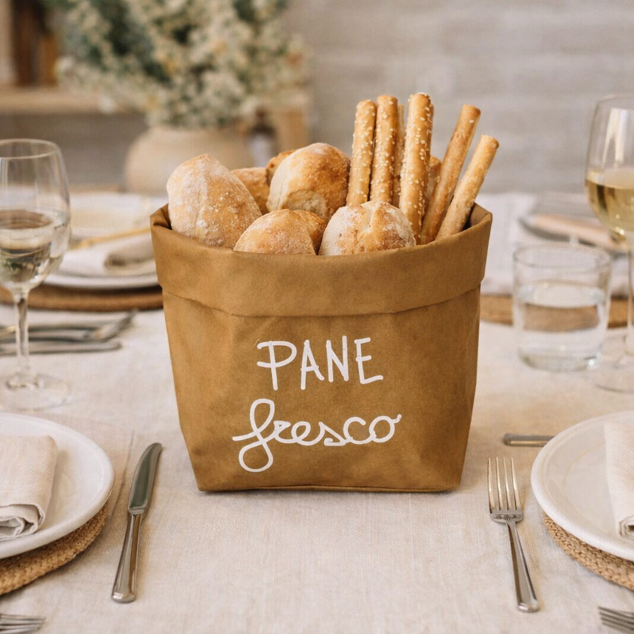 Simply Day - Contenitore portapane 15x15 avana - Pane fresco