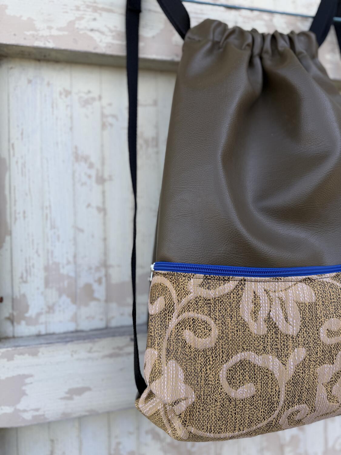 Zaino verde oliva scuro