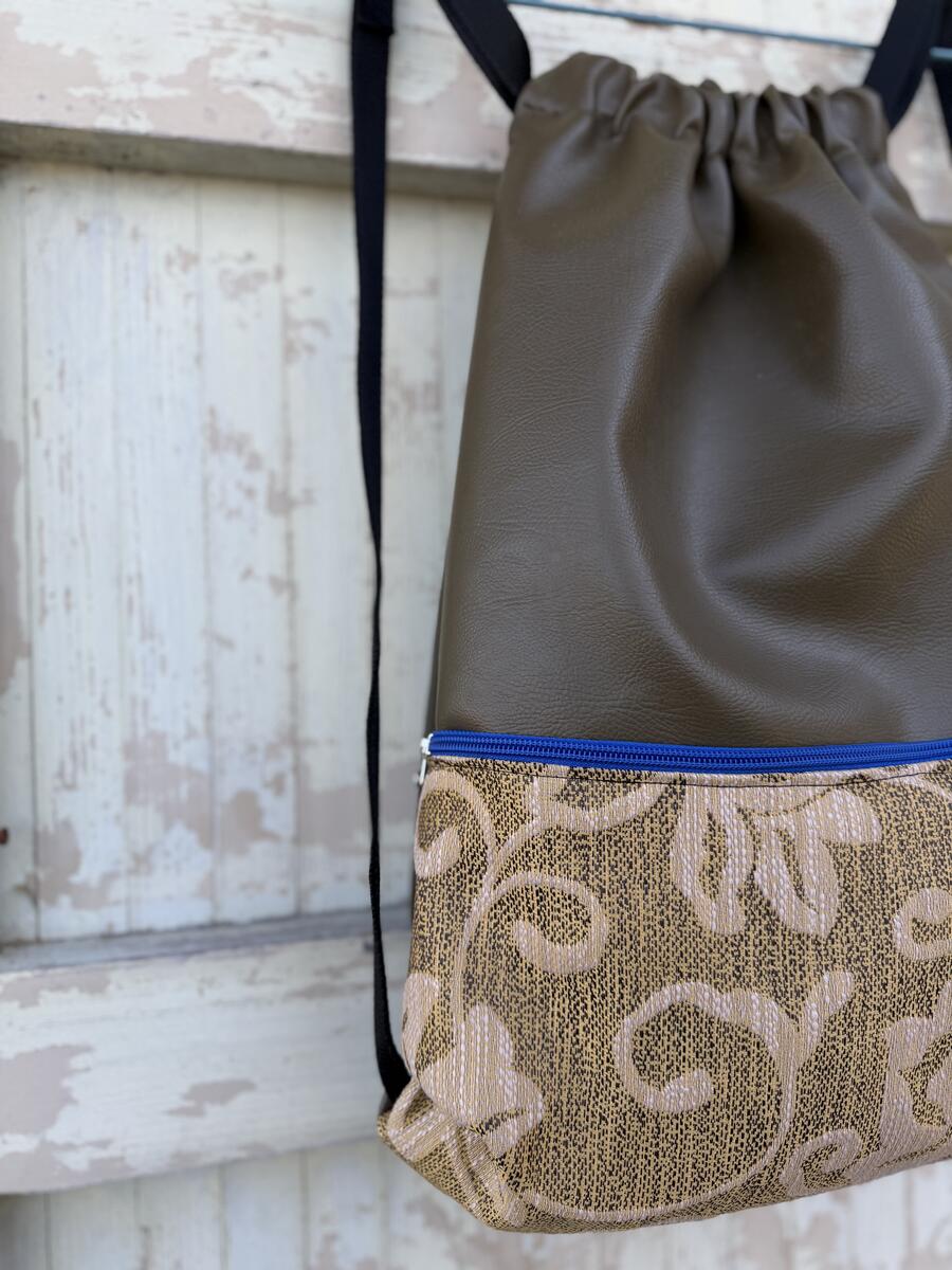 Zaino verde oliva scuro