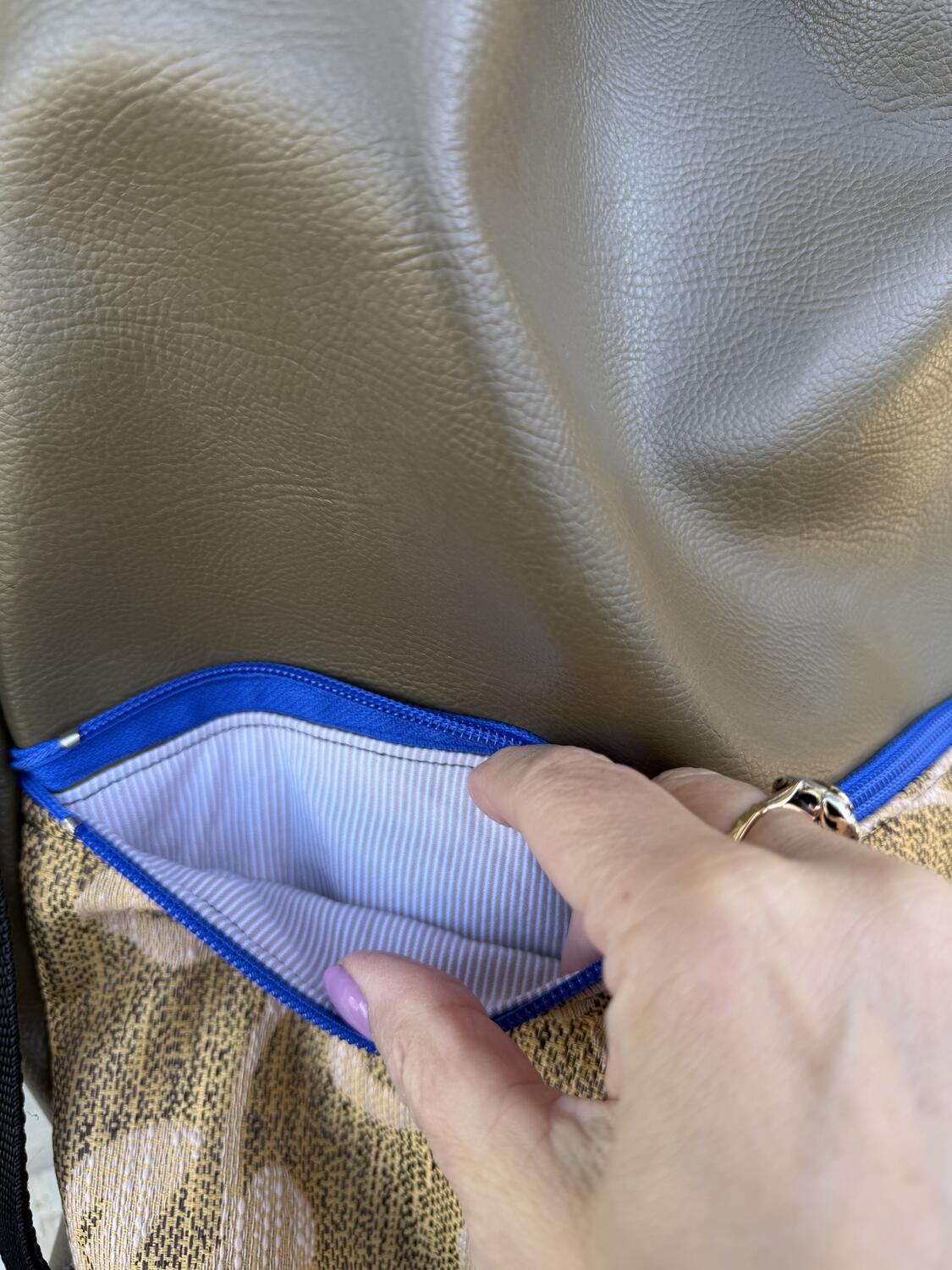 Zaino verde oliva scuro