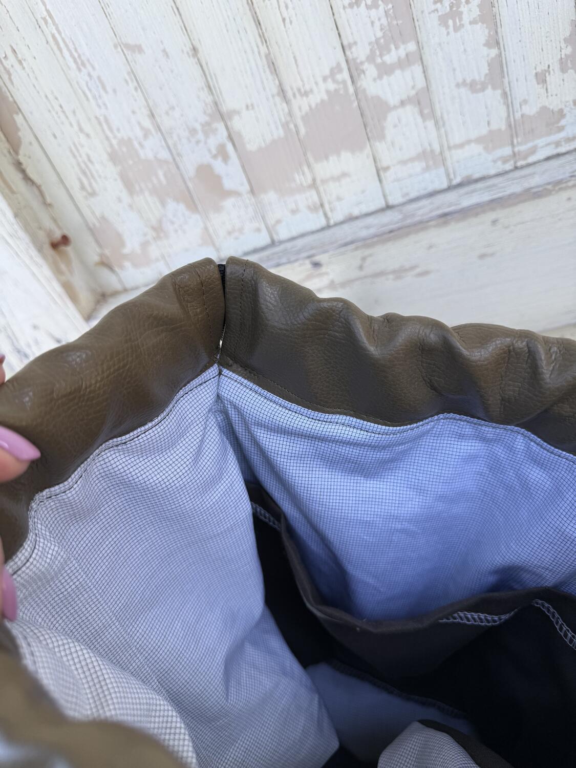 Zaino verde oliva scuro