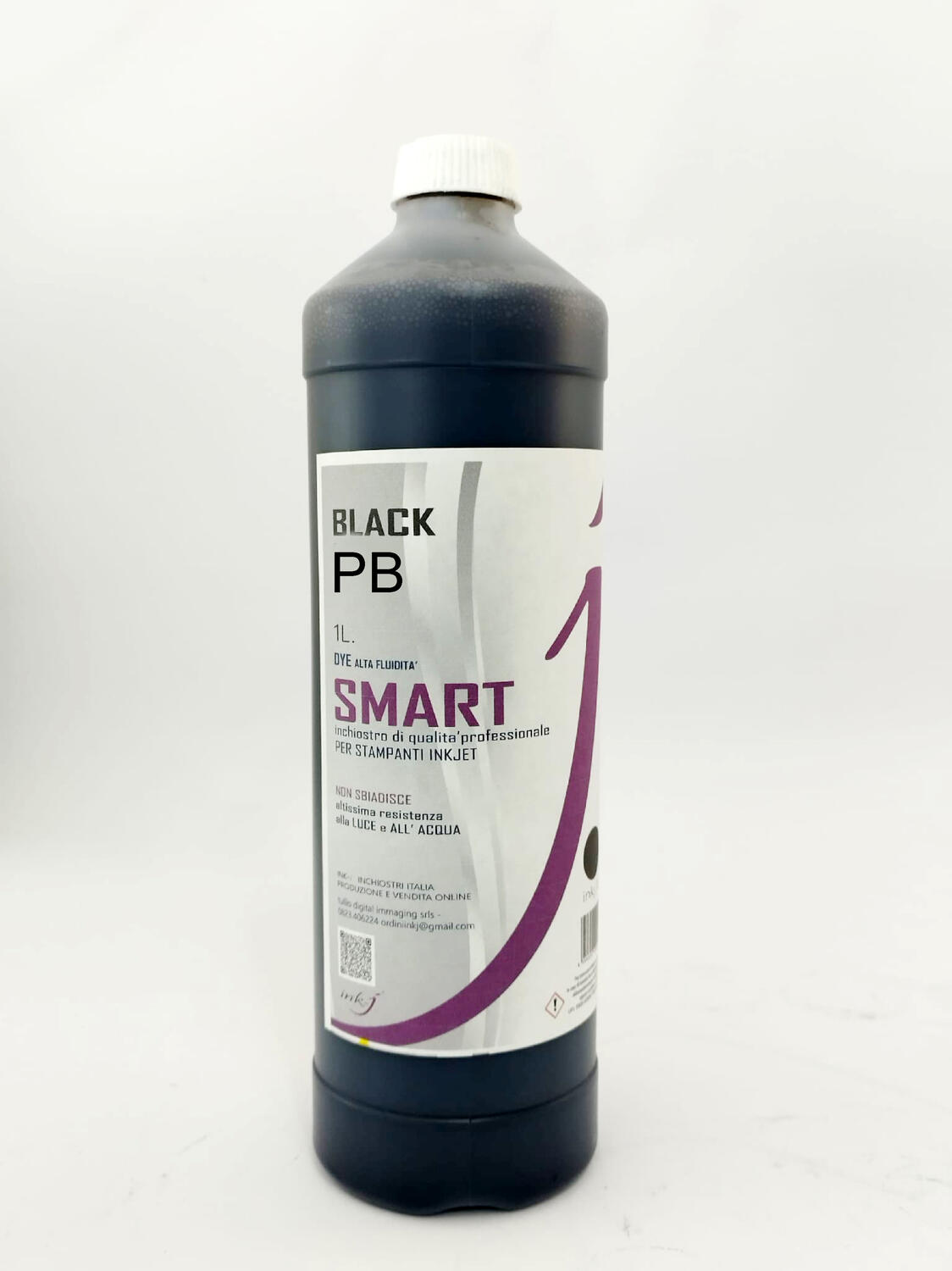 PB SMART photo BLACK DA 1000 ML. INCHIOSTRO DYE INDELEBILE COMPATIBILE PER TUTTA LA SERIE EPSON