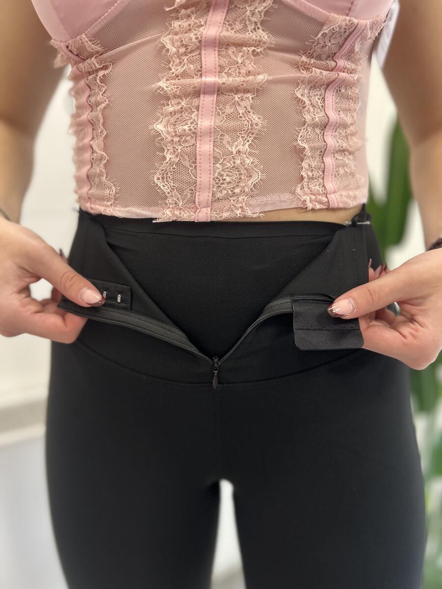 NOVITÀ Leggings a vita alta con zip e tasche