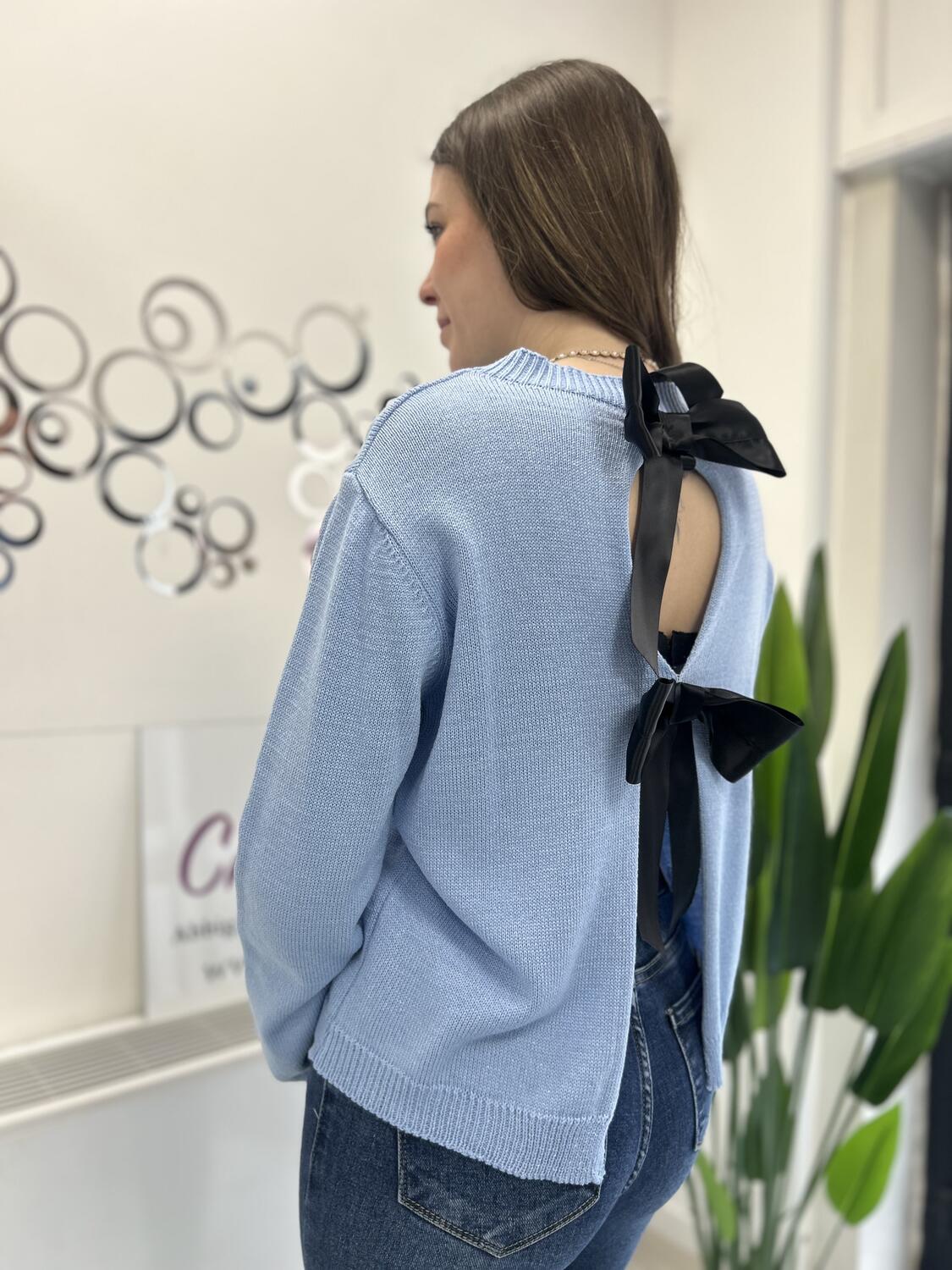 NOVITÀ Pull fiocchi sulla schiena