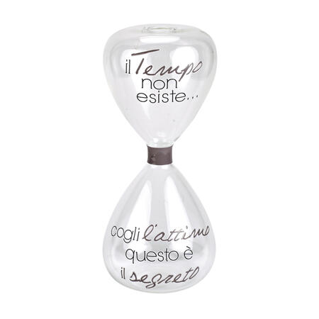 Wald - Contenitore per profumo ambiente vaso clessidra "Il tempo non esiste..."