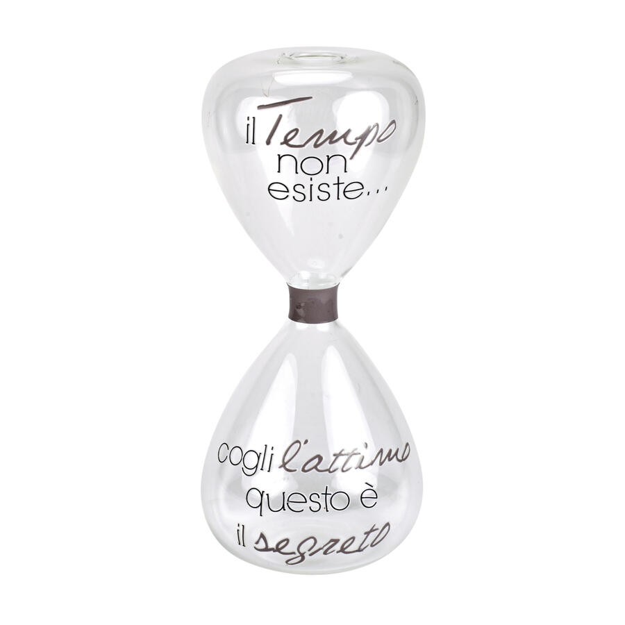 Wald - Contenitore per profumo ambiente vaso clessidra "Il tempo non esiste..."