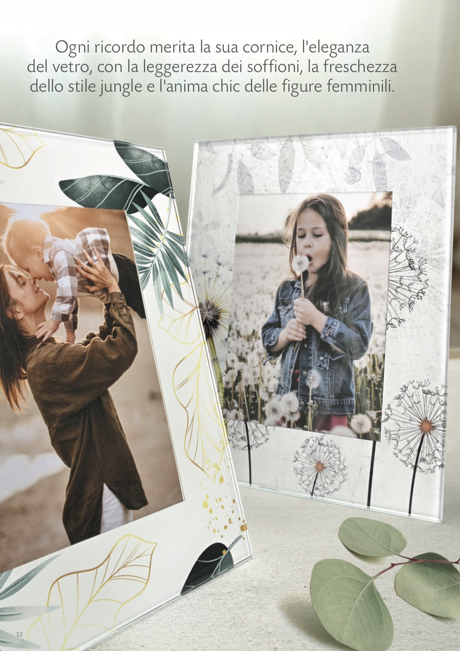 Wald - Portafoto in vetro Petali di donna