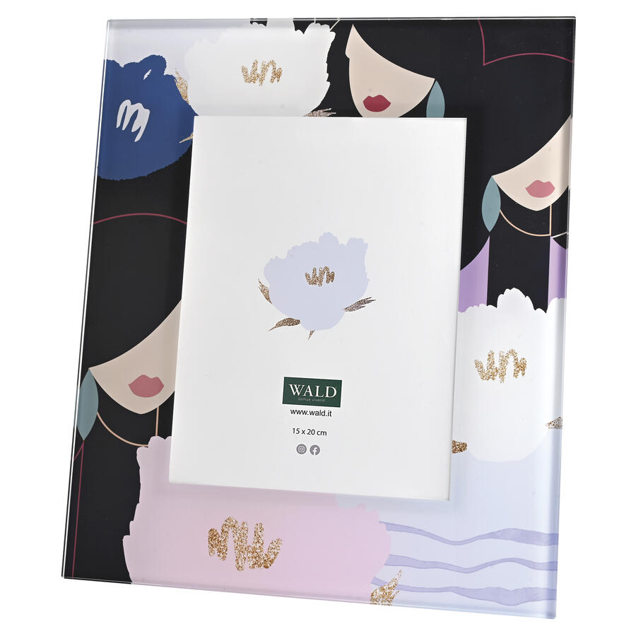 Wald - Portafoto in vetro Petali di donna