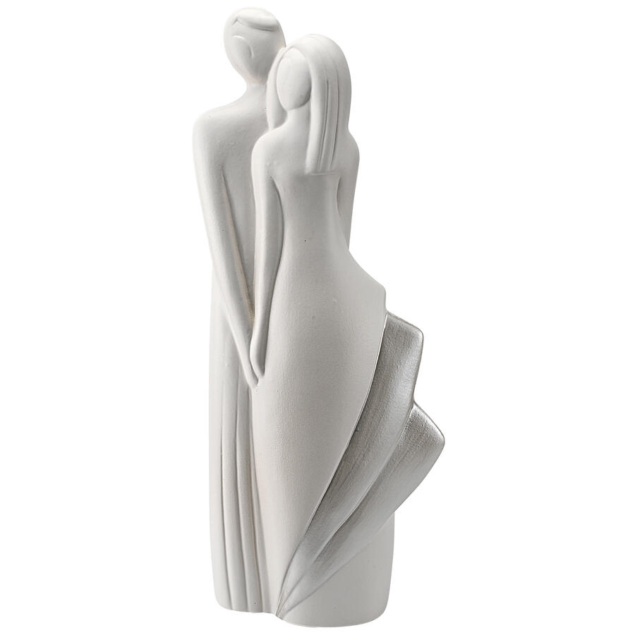 Wald - Statua Kergrès "Dolcezza" panna matt e platino