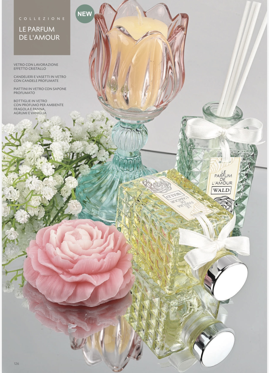 Wald - Sapone profumato cuore colore rosa