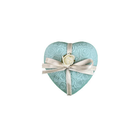 Wald - Sapone profumato cuore colore verde acqua