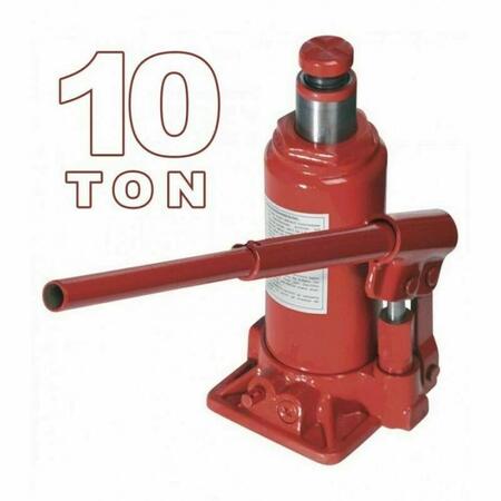 CRIC SOLLEVATORE IDRAULICO A BOTTIGLIA 10T CRICK TON TONNELLATE AUTO RUOTE RUOTA