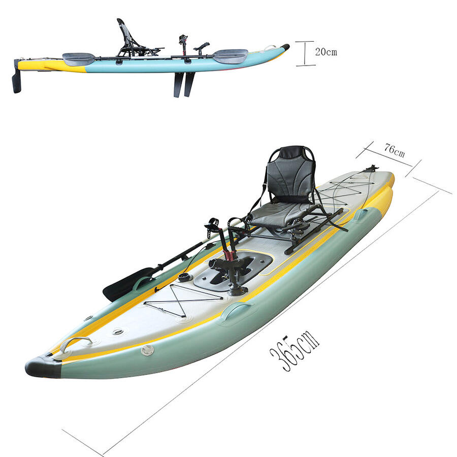 Kayak Sup Gonfiabile a pedali - SKF Spoon - 365 cm 