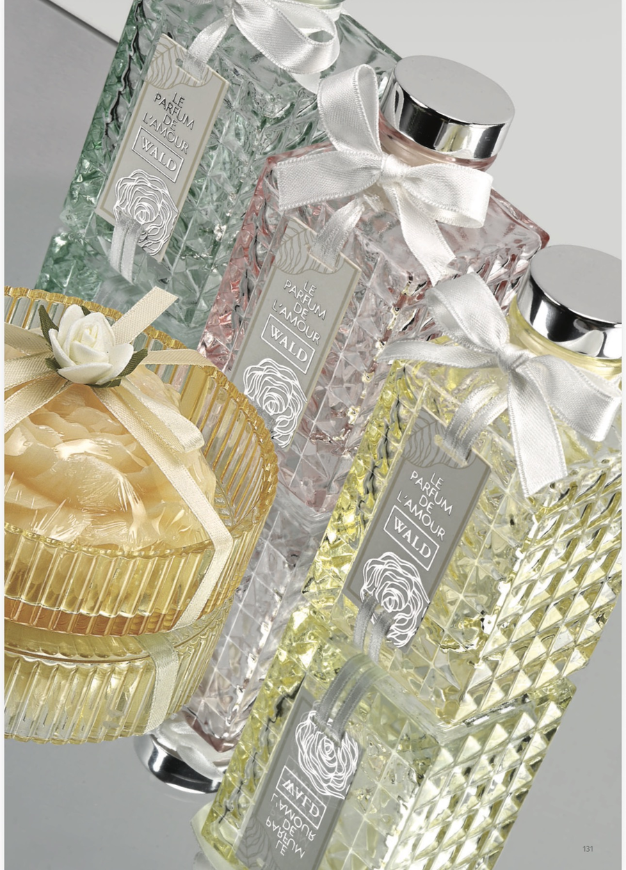 Wald - Bottiglia vetro gialla con profumo ambiente 100 ml Agrumi