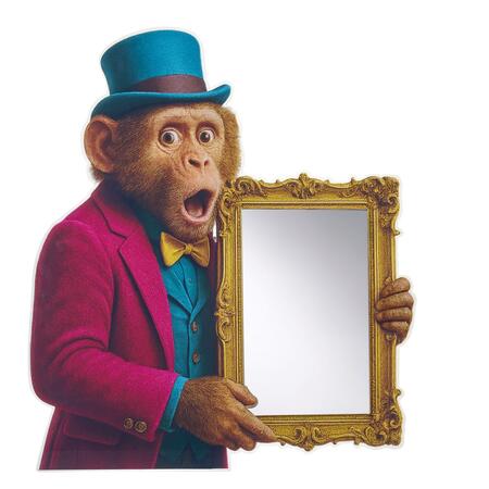 Linee Recanati - Specchio Zoom SCIMMIA