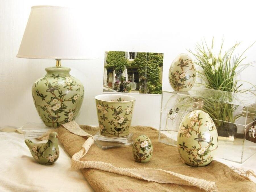 Royal Family Sheffield - Uovo con decoro "Secret garden"