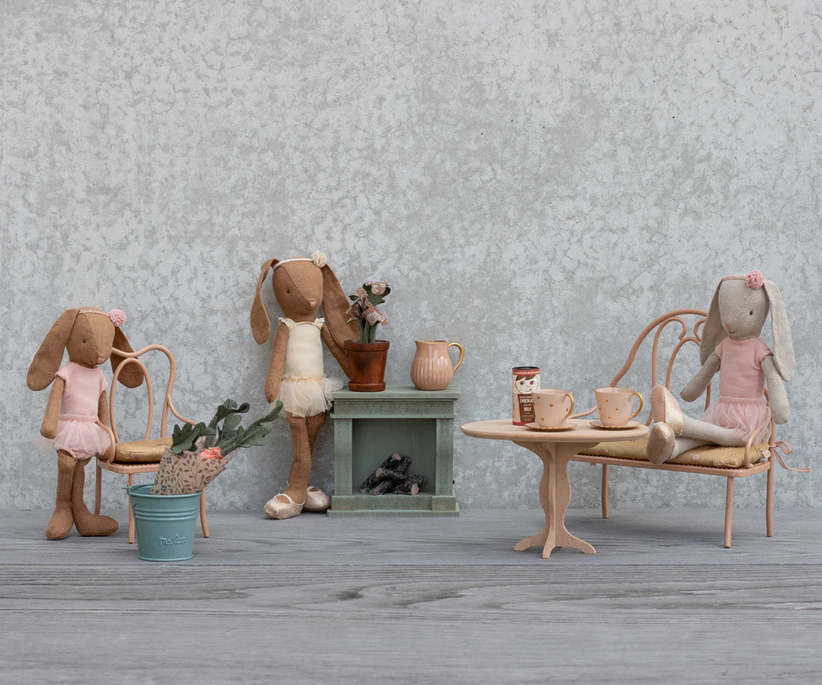 Coniglietta Ballerina con tutù rosa antico - taglia 2