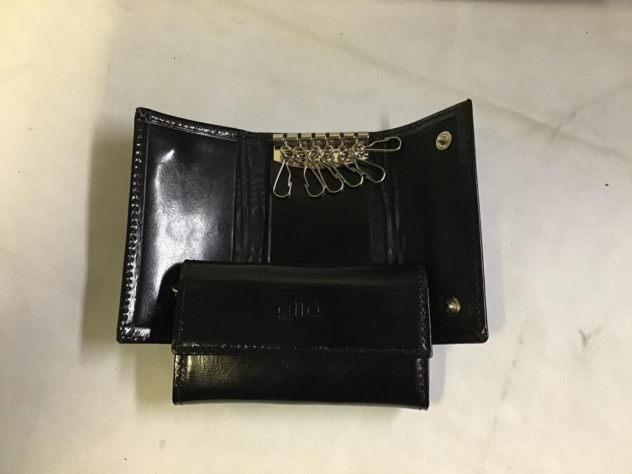 Portachiavi pelle Wind art.21 nero