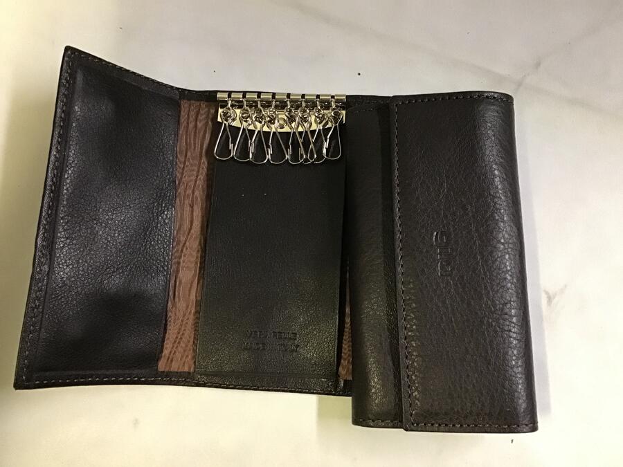 Portachiavi pelle Gilu art.20 nappato moro