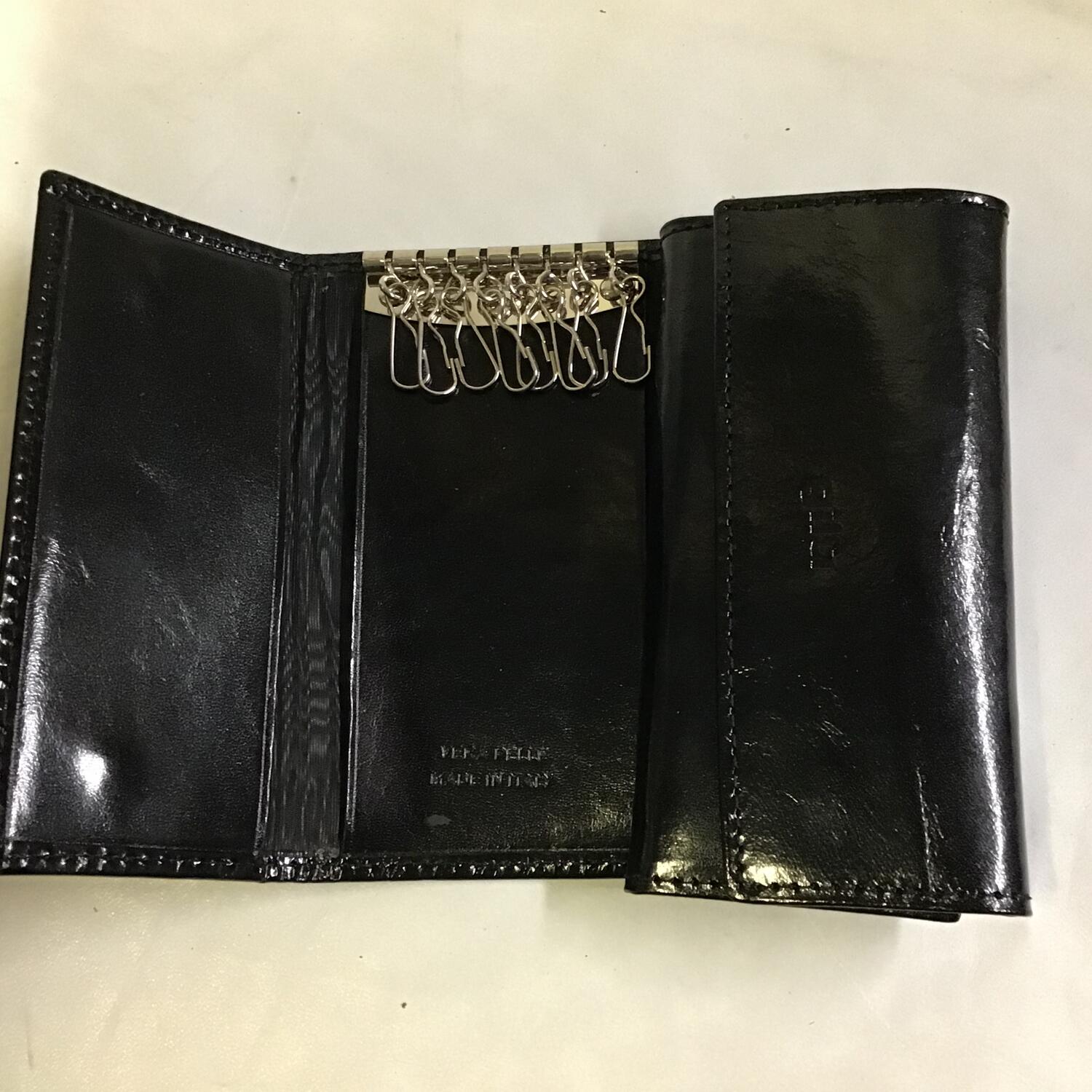 Portachiavi pelle Gilu art.20 Wind nero