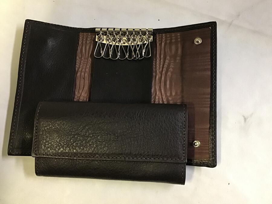 Portachiavi pelle Gilu art.20 Wind moro