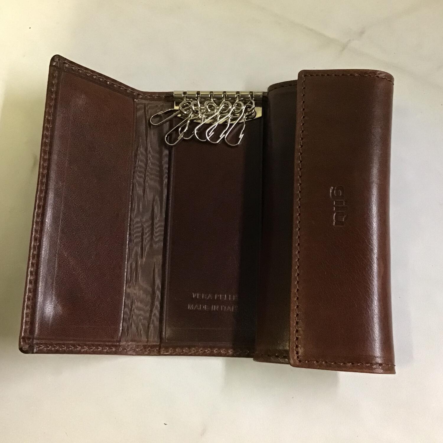 Portachiavi pelle Gilu art.35 Wind noce