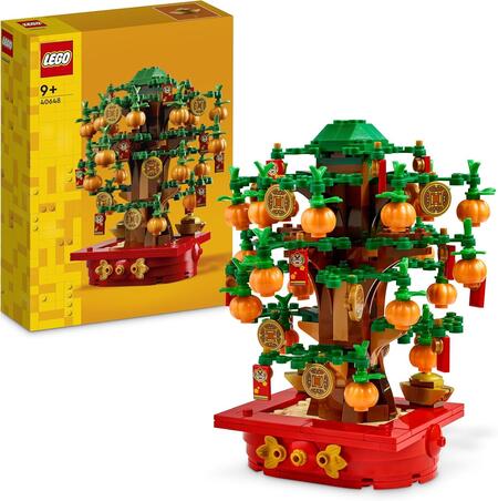 LEGO L’Albero dei Soldi, Giochi Creativi per Bambini e Bambine da 9 anni in su da Costruire, Decorazione per il Capodanno Lunare Giocattolo, Idea Regalo per le Festività da Collezione 40648
