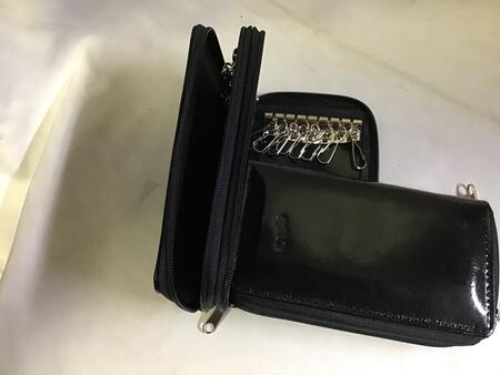 Portachiavi pelle Gilu art.61 Wind nero 