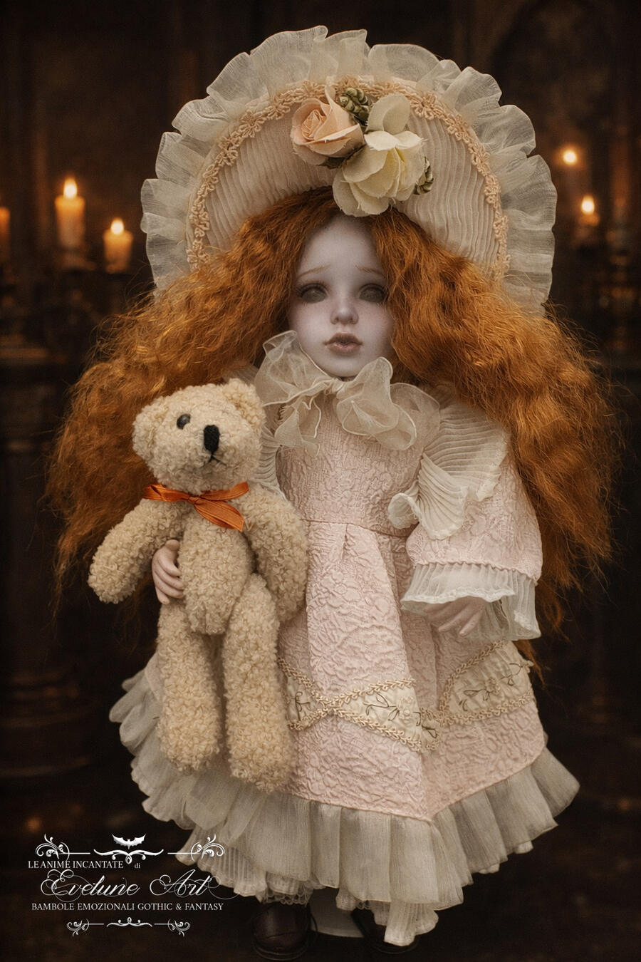 Lallabel bambola in porcellana emozionale