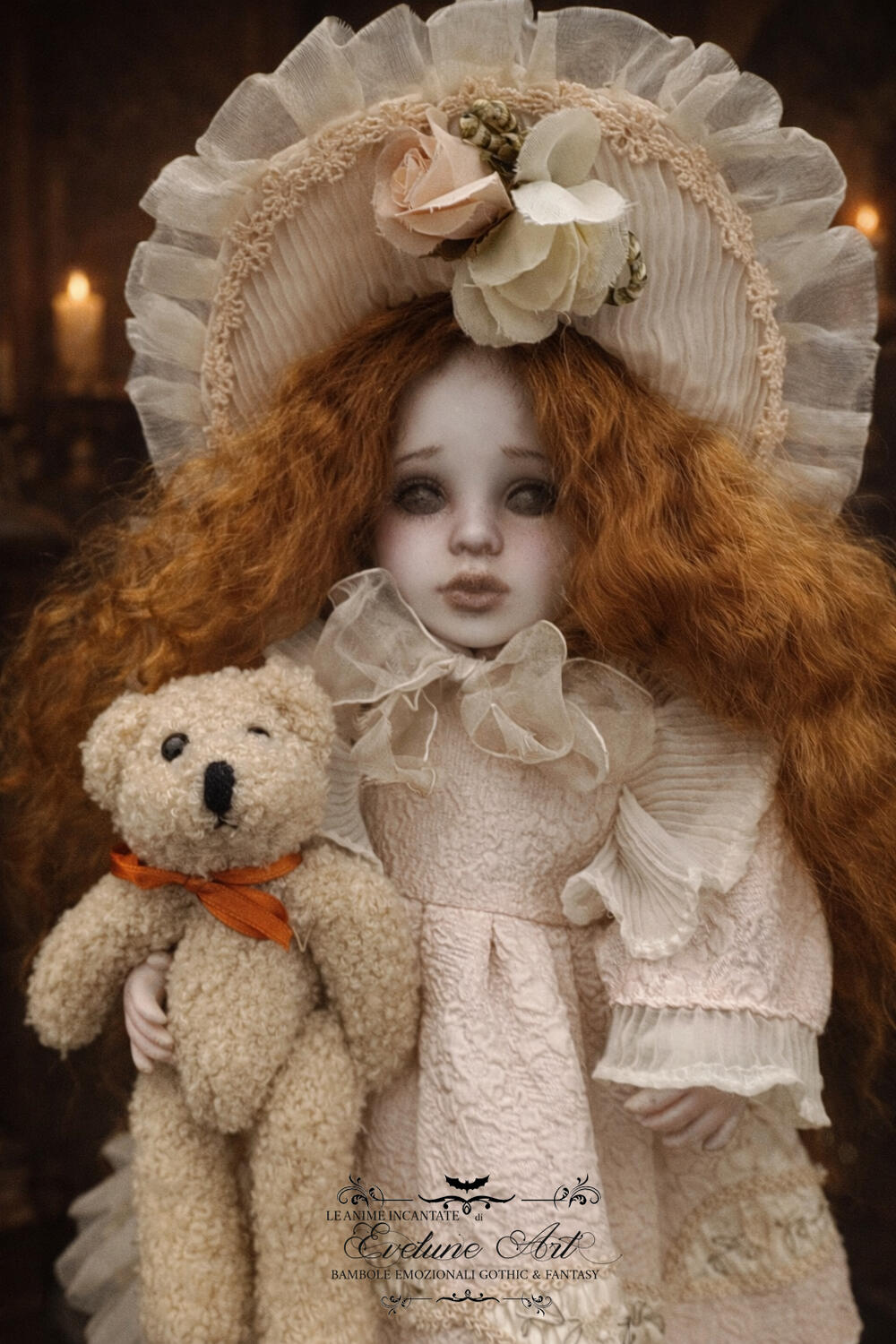 Lallabel bambola in porcellana emozionale