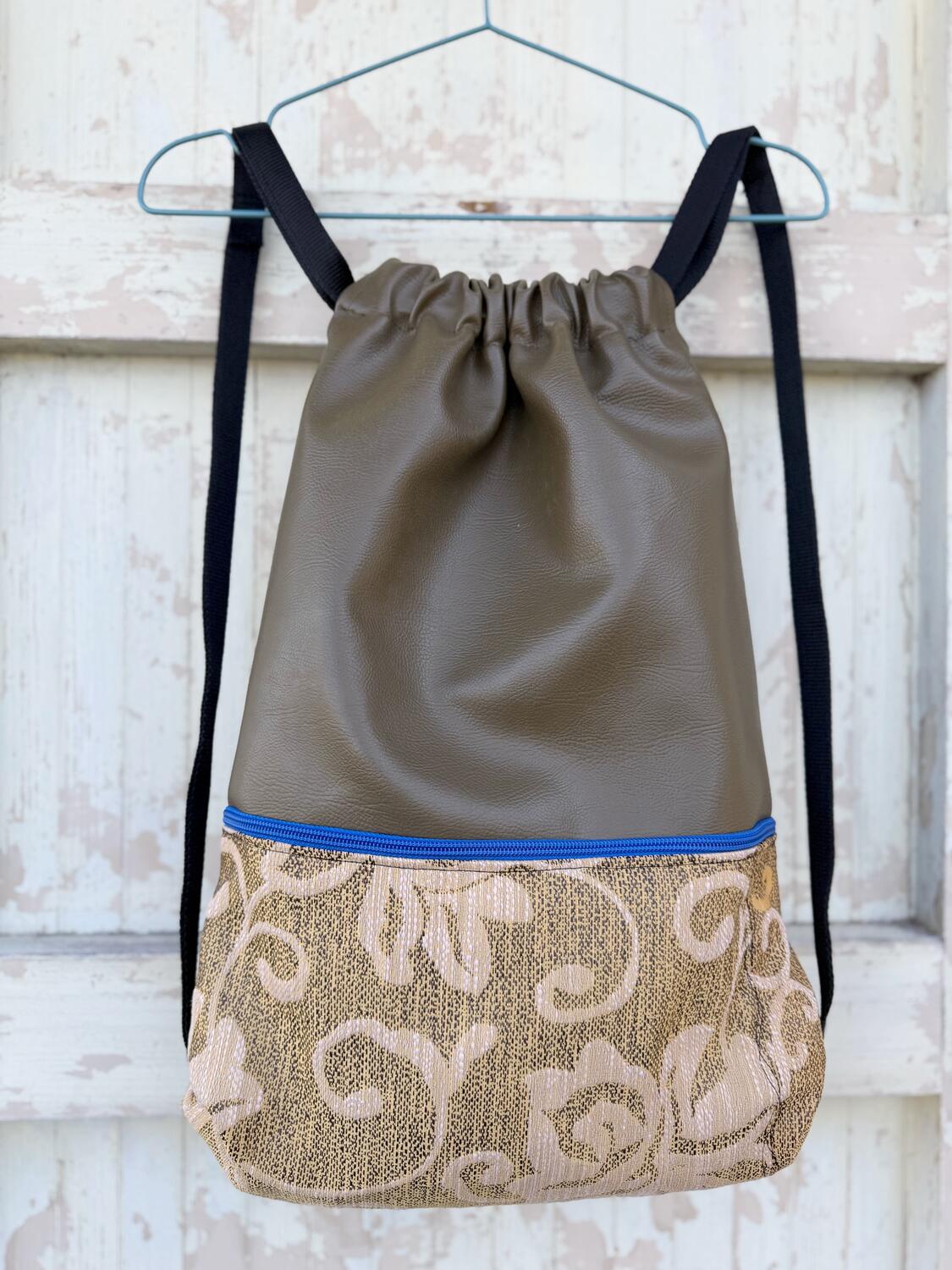 Zaino verde oliva scuro