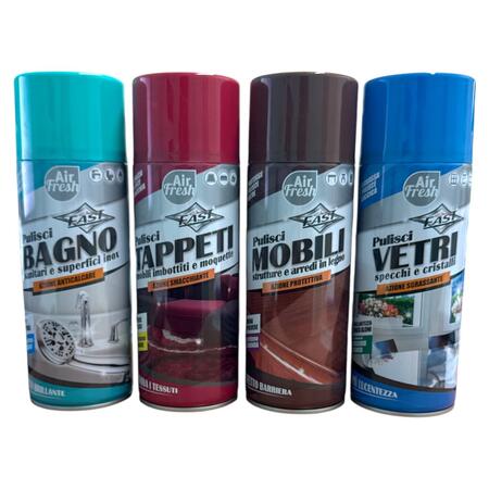 AIR FRESH BAGNO, TAPPETI, MOBILI E VETRI (Confezione da 40 pezzi) 