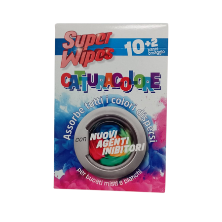 SUPER SWIPES CATTURA COLORE 12 FOGLI (Confezione da 16 pezzi) 