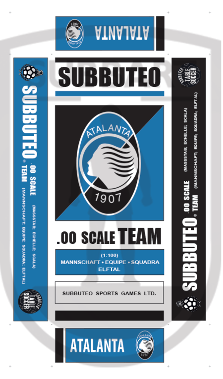 SCATOLA PERSONALIZZATA SUBBUTEO LOGO ATALANTA