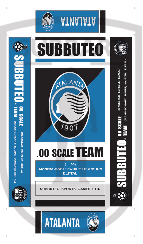 SCATOLA PERSONALIZZATA SUBBUTEO LOGO ATALANTA